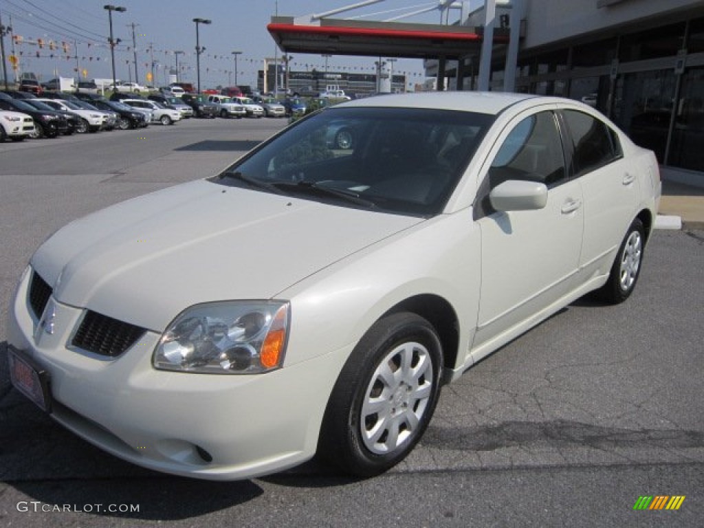 2006 Galant ES - Dover White Pearl / Gray photo #1