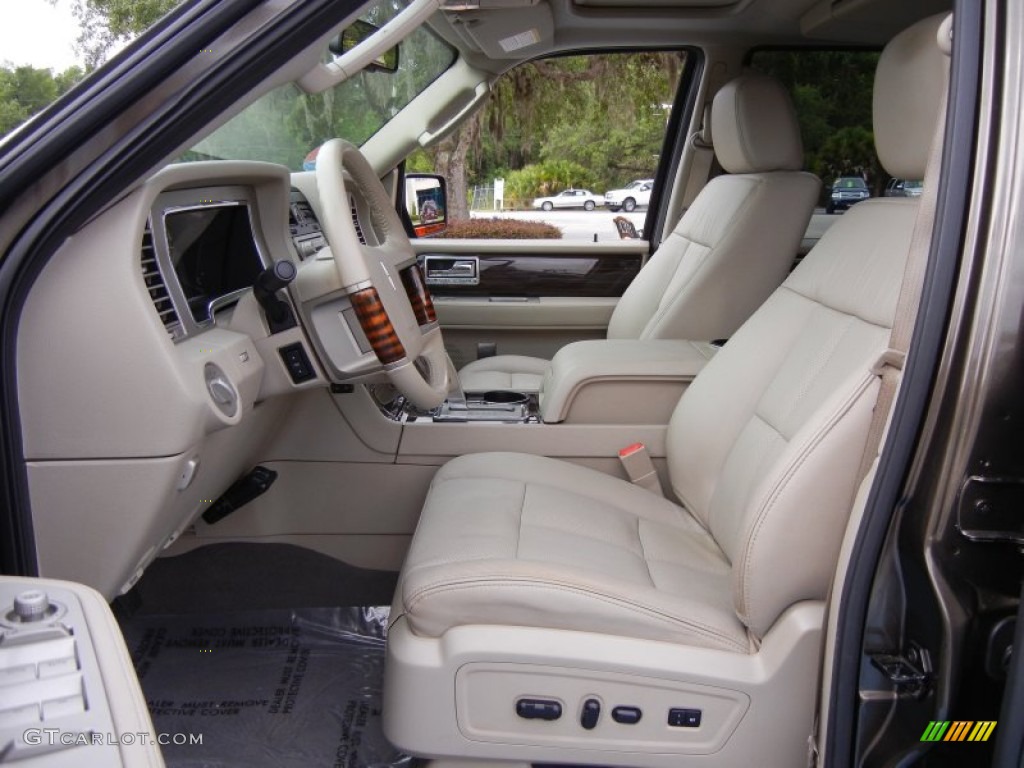 2008 Navigator L Elite - Stone Green Metallic / Stone photo #11