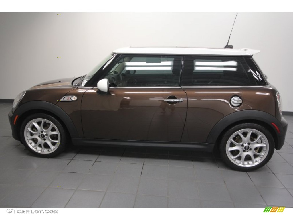 2011 Cooper S Hardtop - Hot Chocolate Metallic / Carbon Black photo #2
