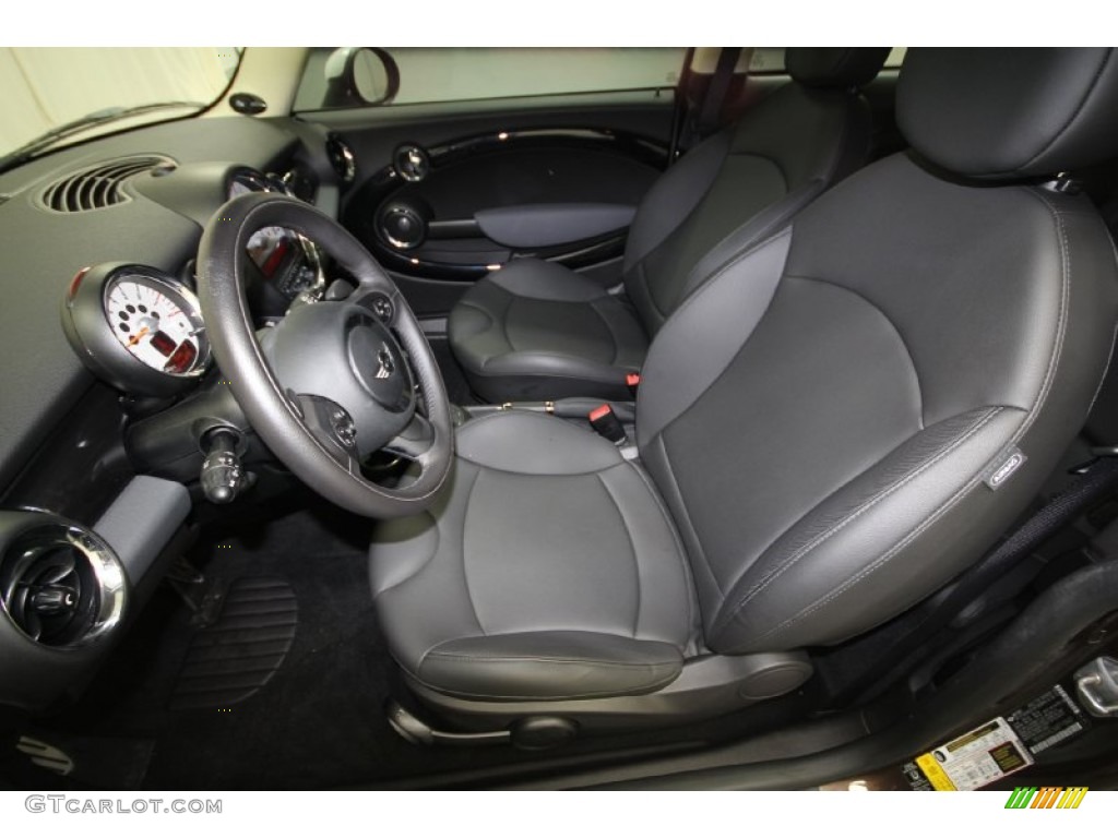2011 Cooper S Hardtop - Hot Chocolate Metallic / Carbon Black photo #3