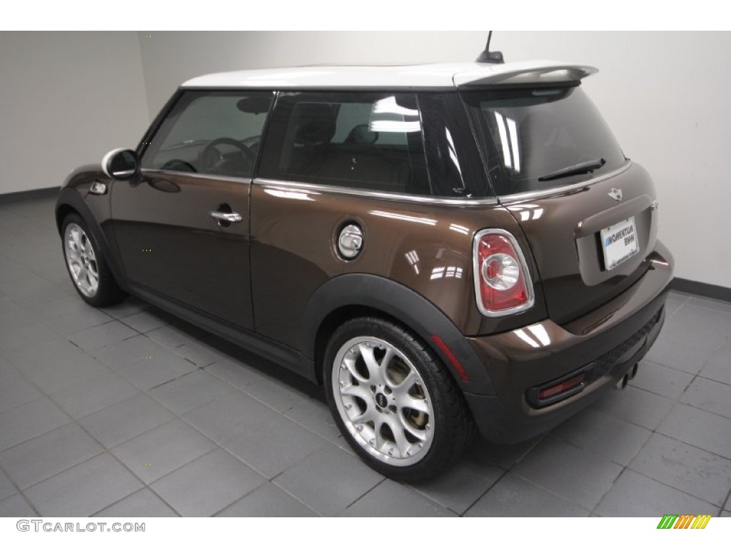 2011 Cooper S Hardtop - Hot Chocolate Metallic / Carbon Black photo #5
