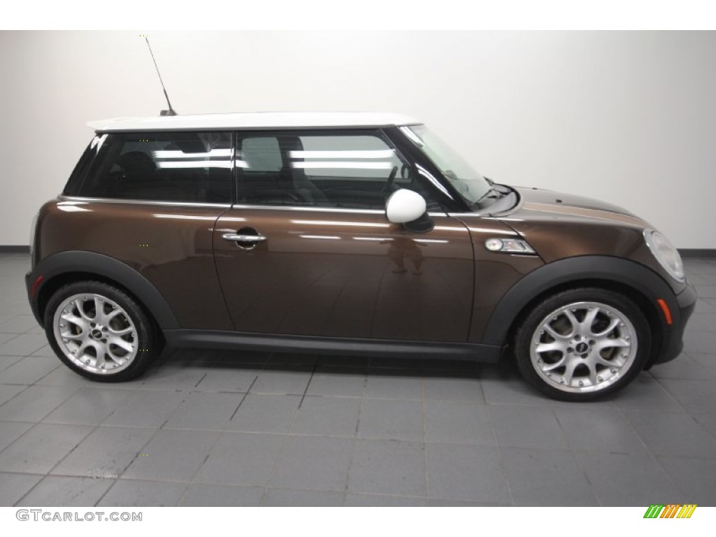 2011 Cooper S Hardtop - Hot Chocolate Metallic / Carbon Black photo #7