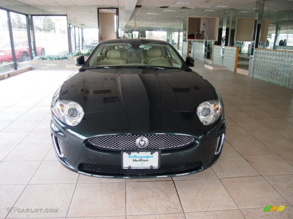 2010 XK XK Convertible - Emerald Fire Green Metallic / Caramel photo #9