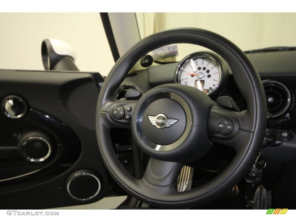 2011 Cooper S Hardtop - Hot Chocolate Metallic / Carbon Black photo #26