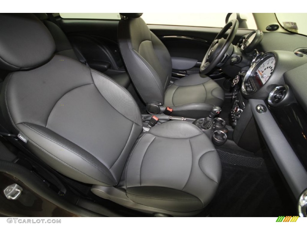2011 Cooper S Hardtop - Hot Chocolate Metallic / Carbon Black photo #31