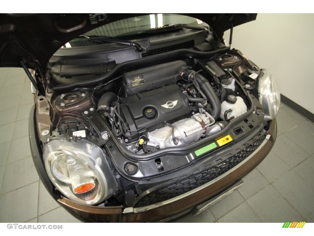 2011 Cooper S Hardtop - Hot Chocolate Metallic / Carbon Black photo #32