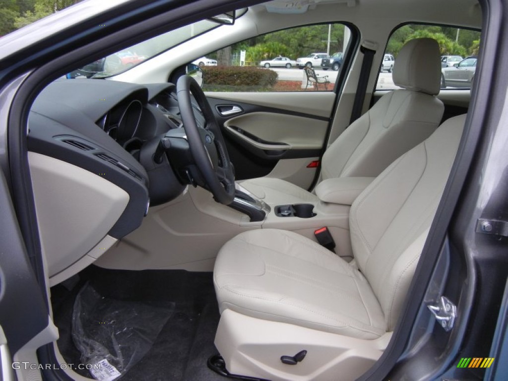 2012 Focus SEL Sedan - Sterling Grey Metallic / Stone photo #5