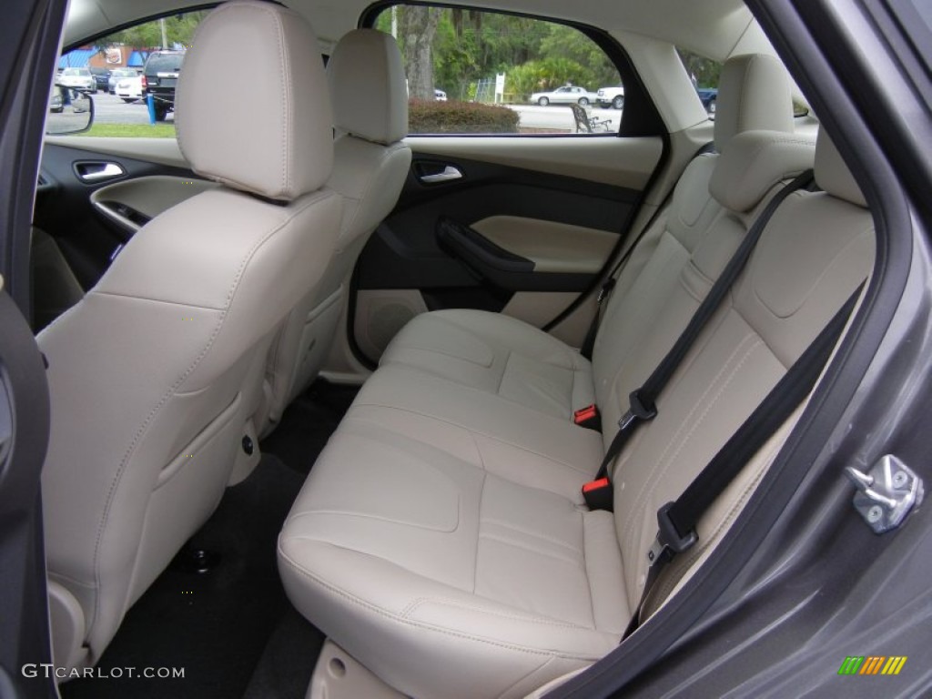 2012 Focus SEL Sedan - Sterling Grey Metallic / Stone photo #6