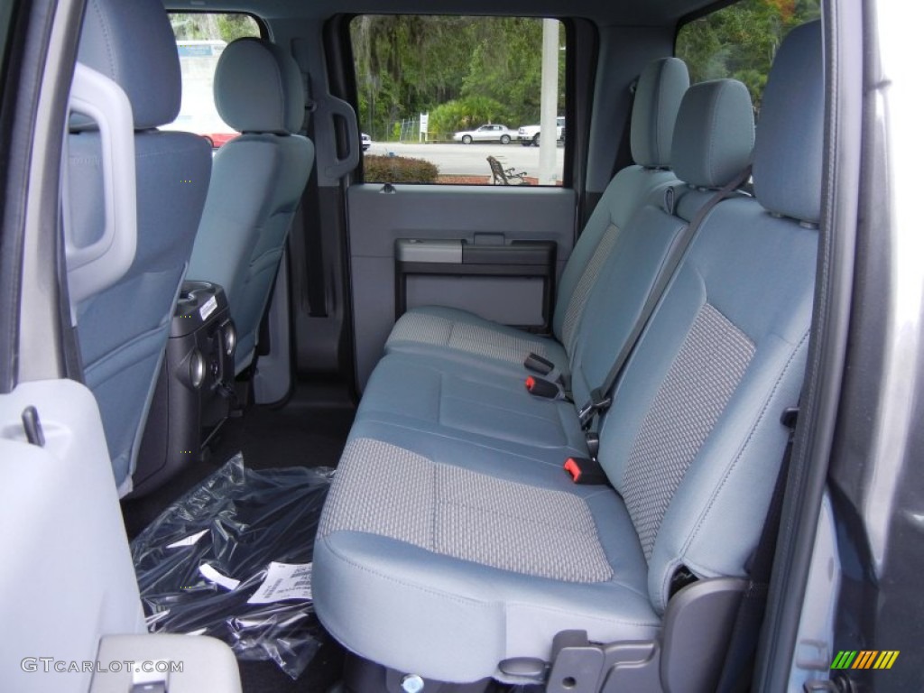 2012 Ford F250 Super Duty XLT Crew Cab Rear Seat Photo #66963988