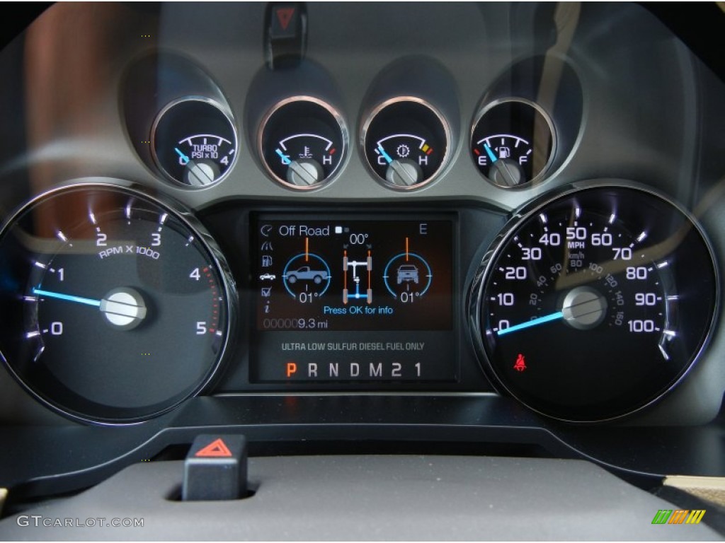 2012 Ford F350 Super Duty Lariat Crew Cab 4x4 Dually Gauges Photo #66964267