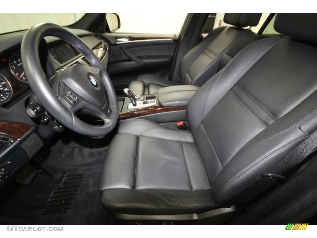 Black Interior 2010 BMW X5 xDrive48i Photo #66964693