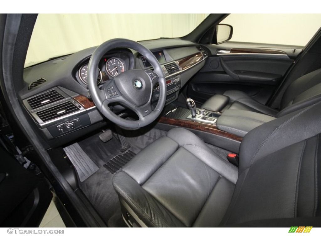 Black Interior 2010 BMW X5 xDrive48i Photo #66964765
