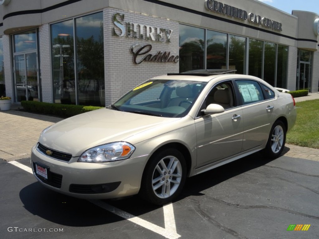 2009 Impala LT - Gold Mist Metallic / Ebony photo #1