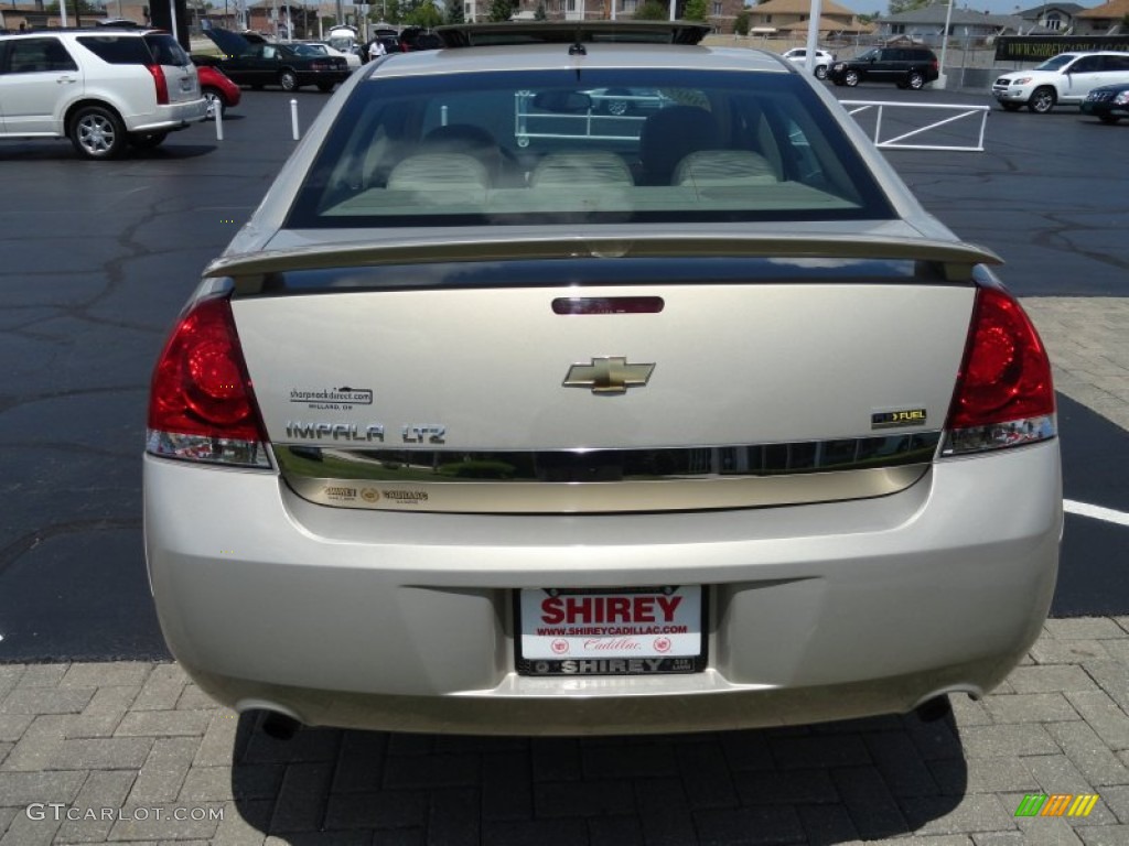 2009 Impala LT - Gold Mist Metallic / Ebony photo #5