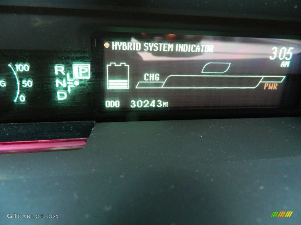 2010 Prius Hybrid III - Barcelona Red Metallic / Bisque photo #27