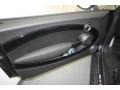 Black Lounge Leather/Damson Red Piping 2012 Mini Cooper S Clubman Hampton Package Door Panel