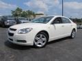 White - Malibu LS Sedan Photo No. 1