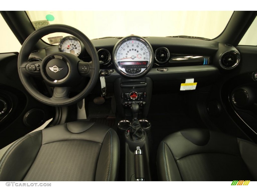 Bayswater Punch Rocklite Anthracite Leather Interior 2012 Mini Cooper Hardtop Bayswater Package Photo #66967141