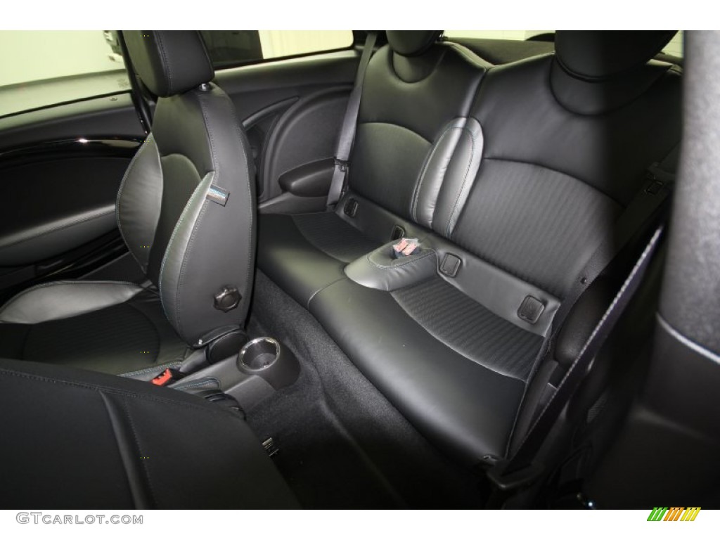 Bayswater Punch Rocklite Anthracite Leather Interior 2012 Mini Cooper Hardtop Bayswater Package Photo #66967222