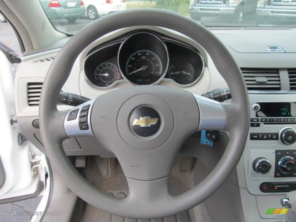 2009 Chevrolet Malibu LS Sedan Titanium Steering Wheel Photo #66967256