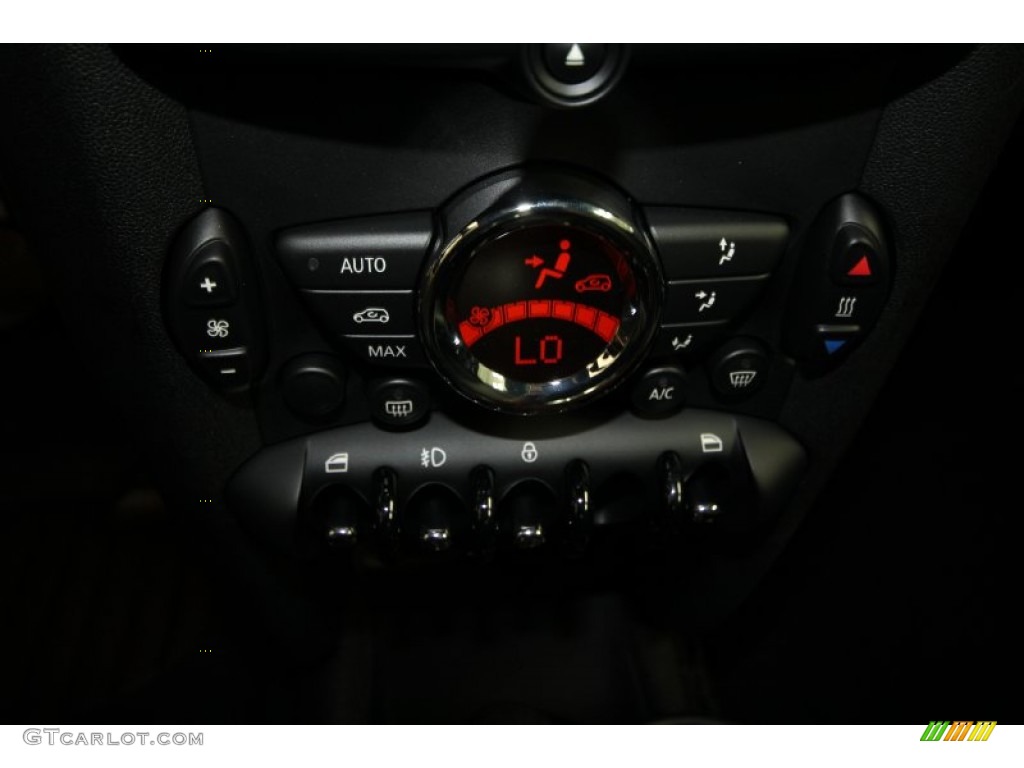 2012 Cooper Hardtop Bayswater Package - Midnight Black Metallic / Bayswater Punch Rocklite Anthracite Leather photo #16