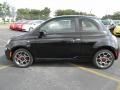 2012 Nero (Black) Fiat 500 Sport  photo #2