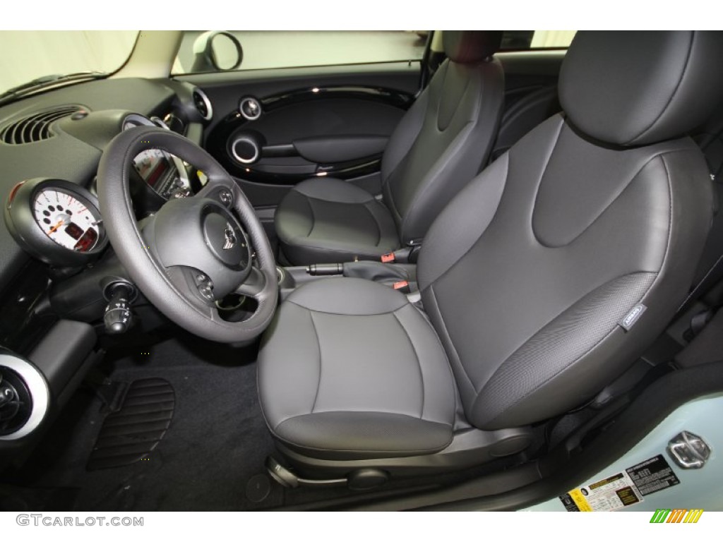 Carbon Black Interior 2012 Mini Cooper Hardtop Photo #66967984