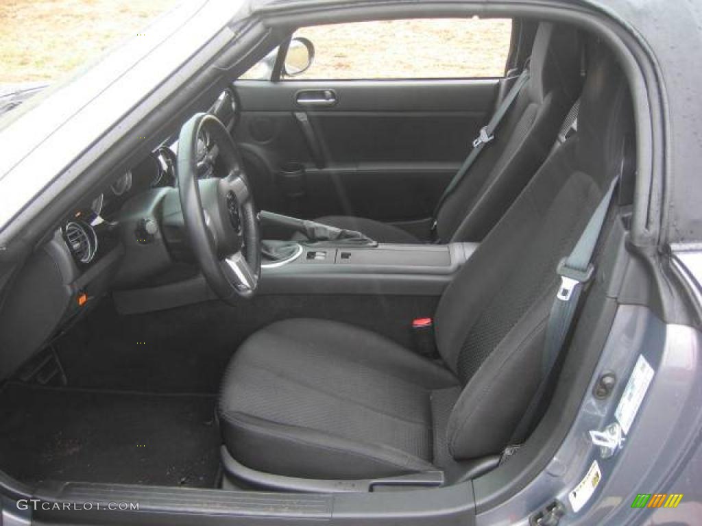 2006 MX-5 Miata Roadster - Galaxy Gray Metallic / Black photo #4