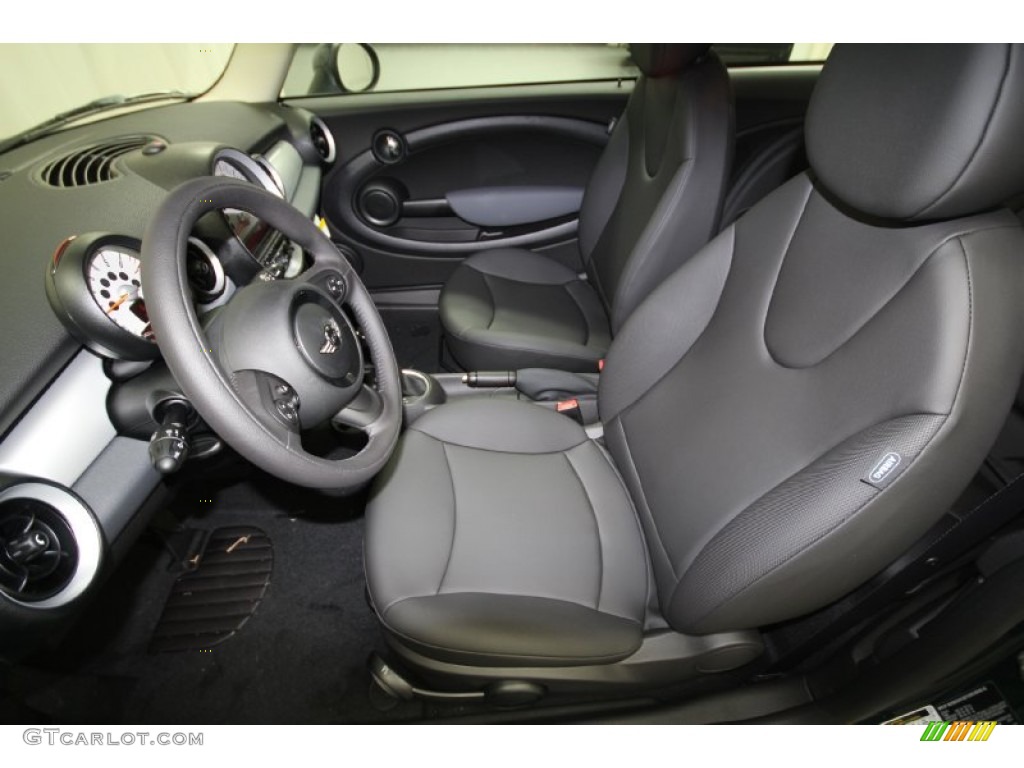 2012 Cooper Hardtop - British Racing Green II Metallic / Carbon Black photo #4