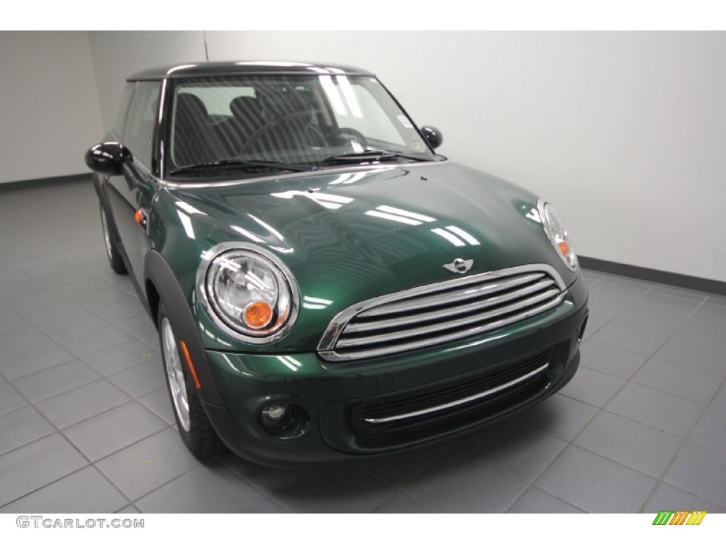 2012 Cooper Hardtop - British Racing Green II Metallic / Carbon Black photo #5