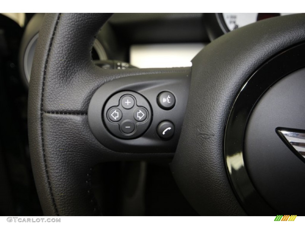 2012 Cooper Hardtop - British Racing Green II Metallic / Carbon Black photo #21