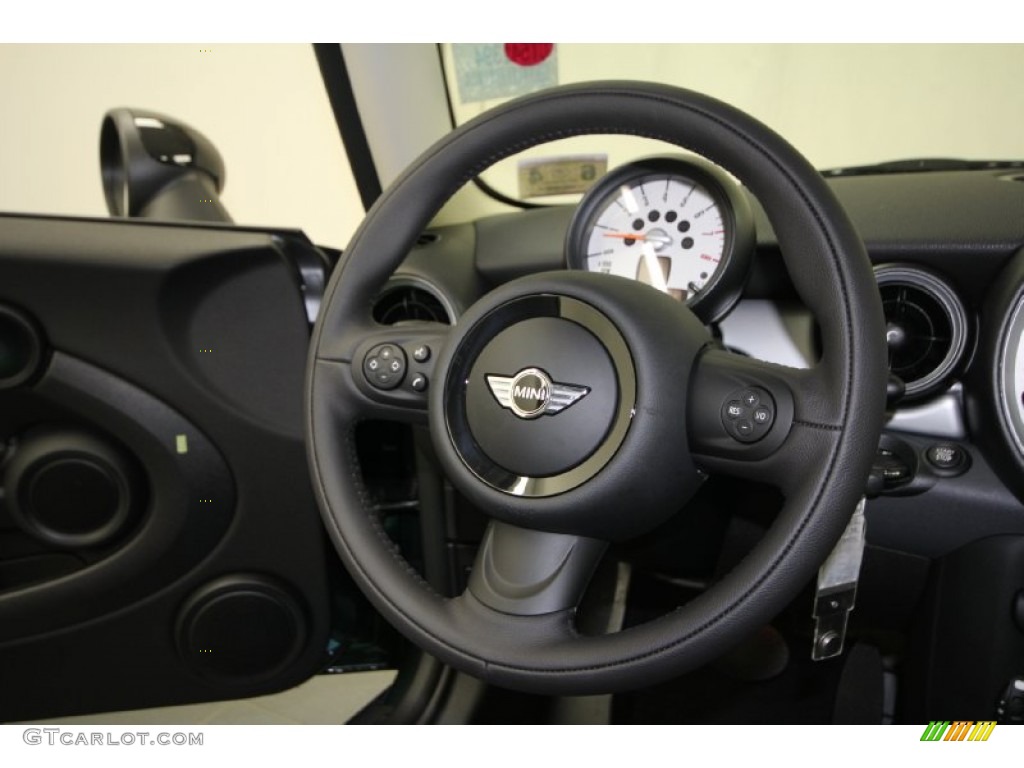 2012 Cooper Hardtop - British Racing Green II Metallic / Carbon Black photo #22