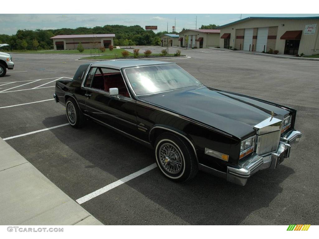 1981 Eldorado Coupe - Sable Black / Red photo #3