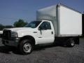 2007 Oxford White Ford F350 Super Duty XLT Regular Cab 4x4 Moving Truck  photo #1