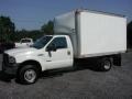 2007 Oxford White Ford F350 Super Duty XLT Regular Cab 4x4 Moving Truck  photo #4