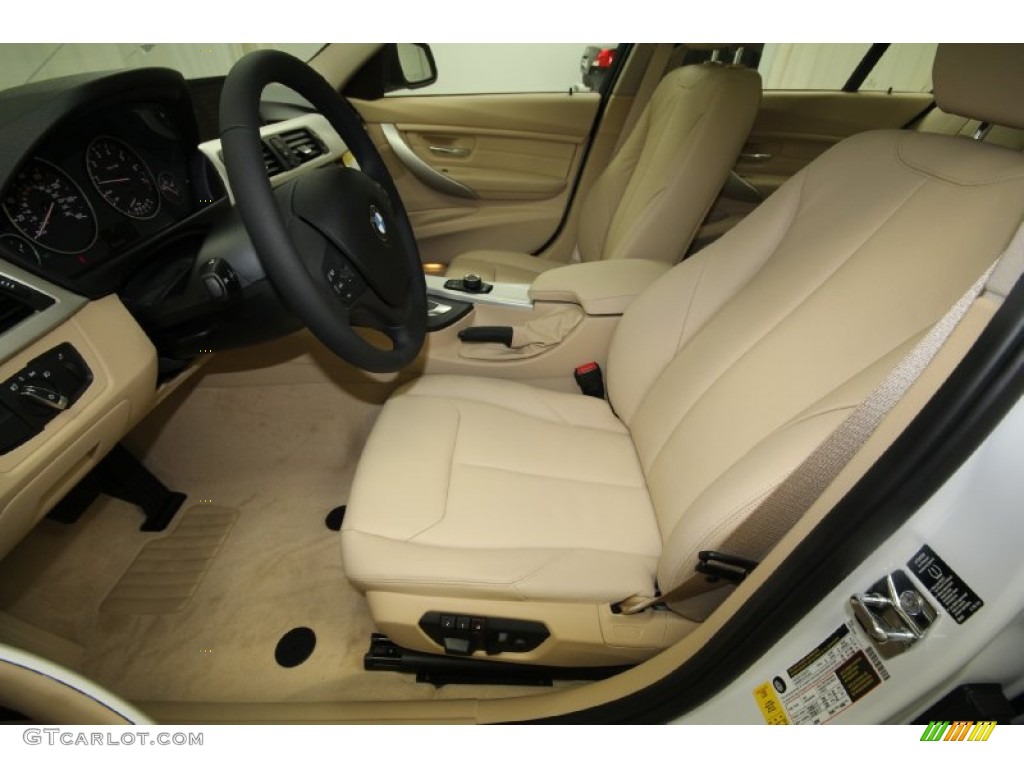 Venetian Beige Interior 2012 BMW 3 Series 328i Sedan Photo #66969640