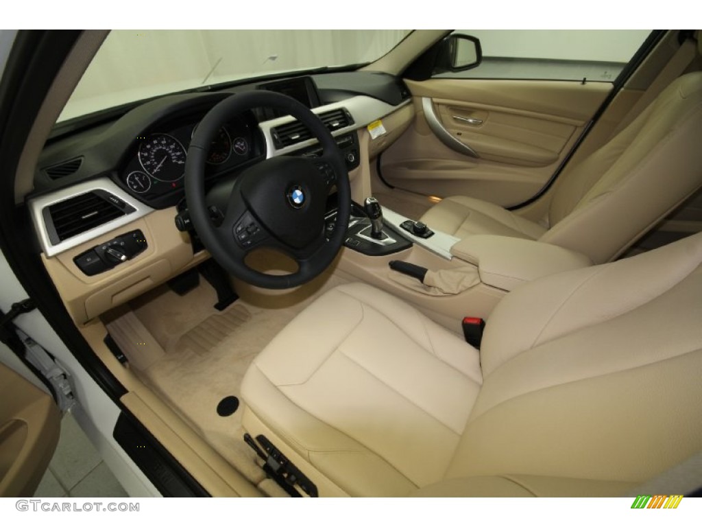 Venetian Beige Interior 2012 BMW 3 Series 328i Sedan Photo #66969709