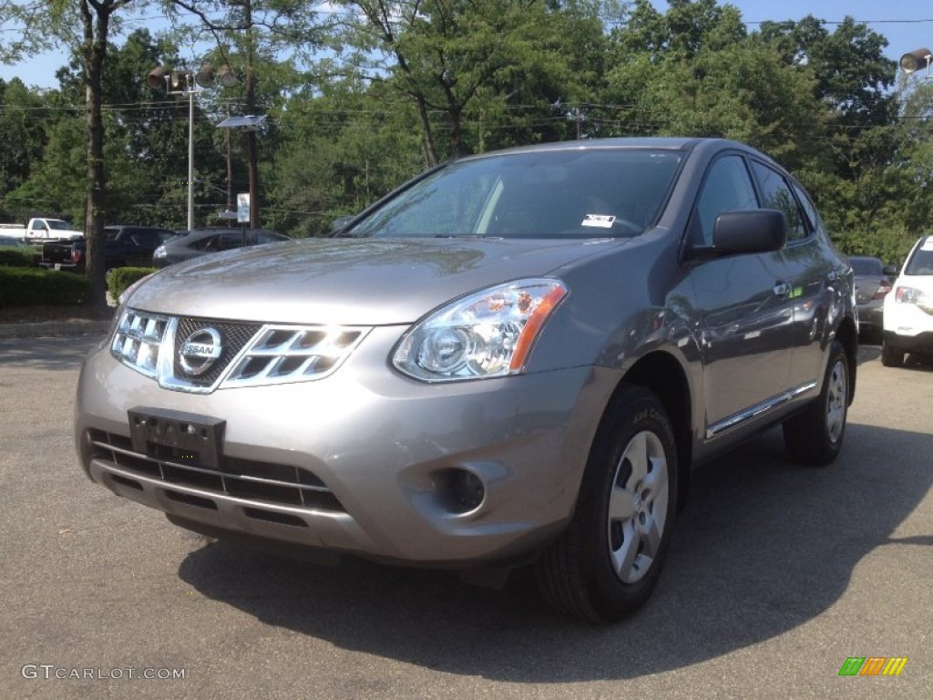 2011 Rogue S AWD - Platinum Graphite / Black photo #5