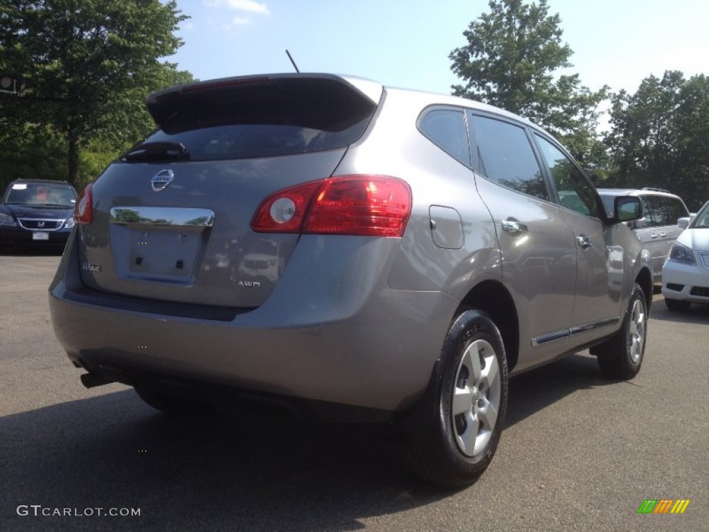 2011 Rogue S AWD - Platinum Graphite / Black photo #9