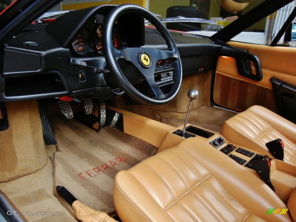Beige Interior 1989 Ferrari 328 GTB Photo #66970717