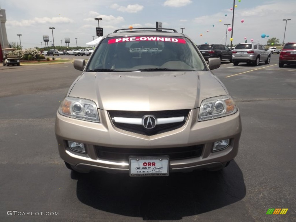 2004 MDX Touring - Sandstone Metallic / Saddle photo #2