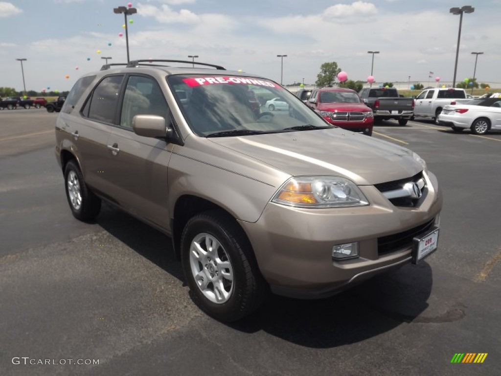 2004 MDX Touring - Sandstone Metallic / Saddle photo #3