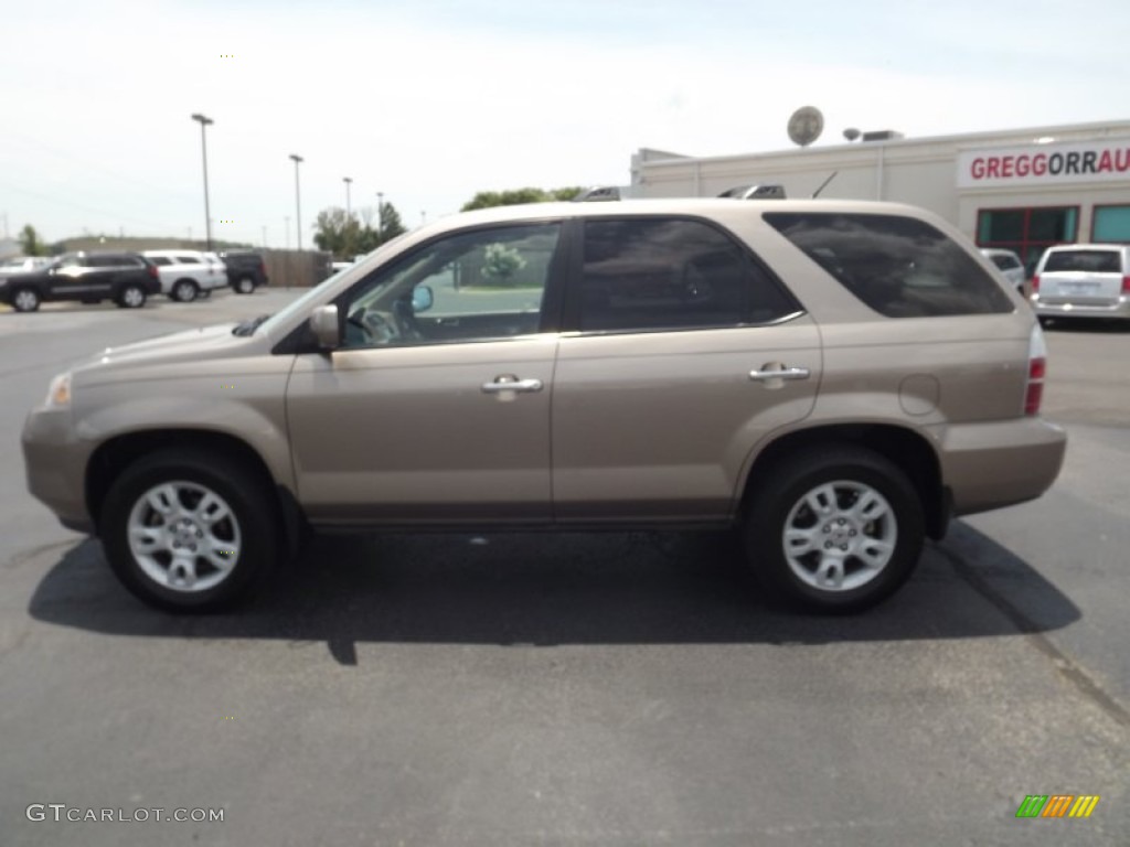 2004 MDX Touring - Sandstone Metallic / Saddle photo #8