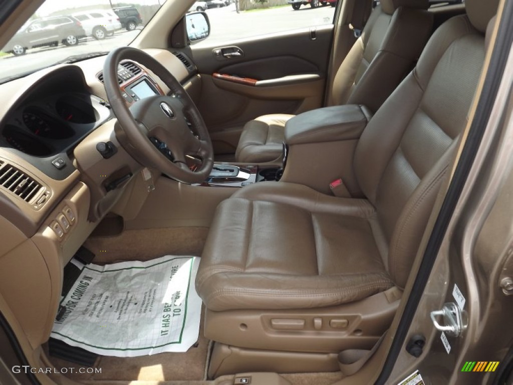 2004 MDX Touring - Sandstone Metallic / Saddle photo #11