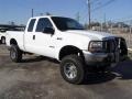 2004 Oxford White Ford F250 Super Duty XLT SuperCab 4x4  photo #3