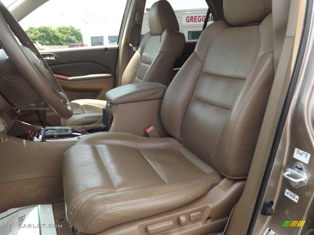 2004 MDX Touring - Sandstone Metallic / Saddle photo #13