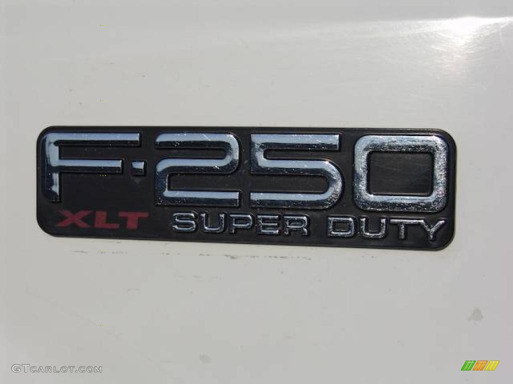 2004 F250 Super Duty XLT SuperCab 4x4 - Oxford White / Medium Flint photo #13