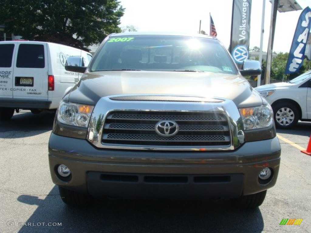 2007 Tundra Limited Double Cab 4x4 - Pyrite Mica / Beige photo #2