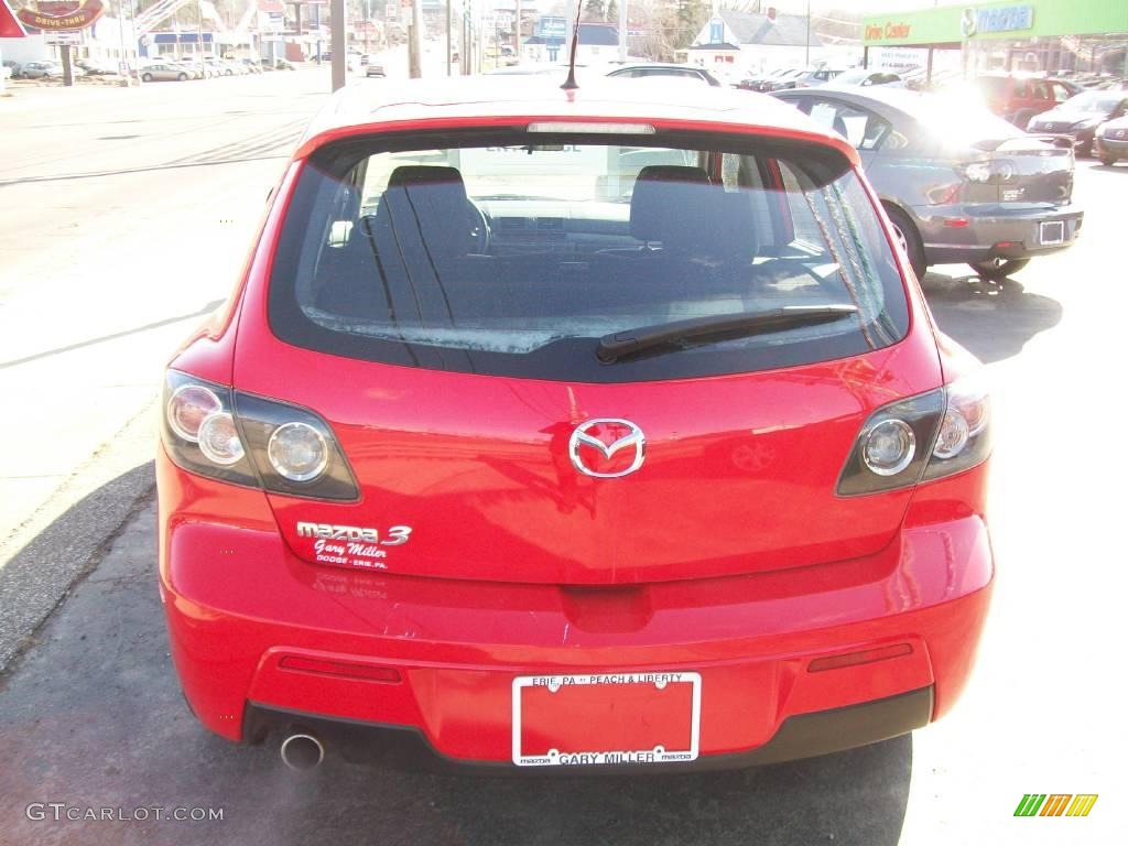 2007 MAZDA3 s Touring Hatchback - True Red / Black photo #3