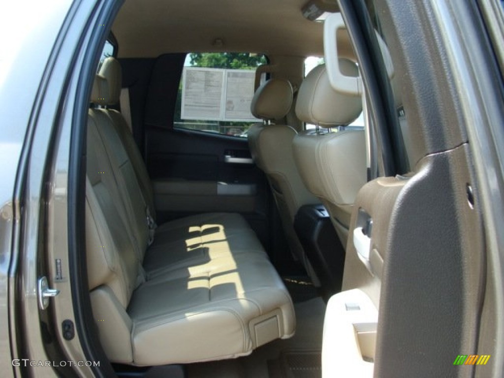 2007 Tundra Limited Double Cab 4x4 - Pyrite Mica / Beige photo #12